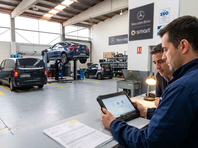 Cita previa online para taller Mercedes y Smart en O Porriño