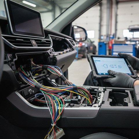 Instalación de equipos multimedia para Mercedes en O Porriño - Imagen 1